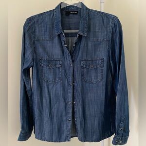 The Kooples Indigo Denim Shirt